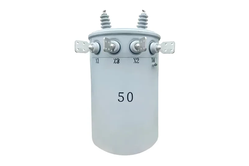 50kVA одиночной фазы полюса монтируется трансформатор